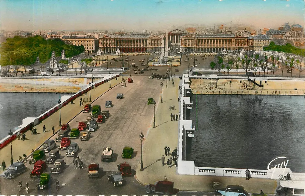 Ponte e praça da Concórdia — Paris — Editor Guy, n° 436 - Frente