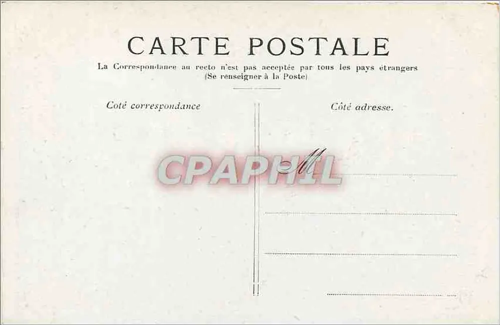 Paris — O Ópera — Editor não identificado, número de série não visível - Verso