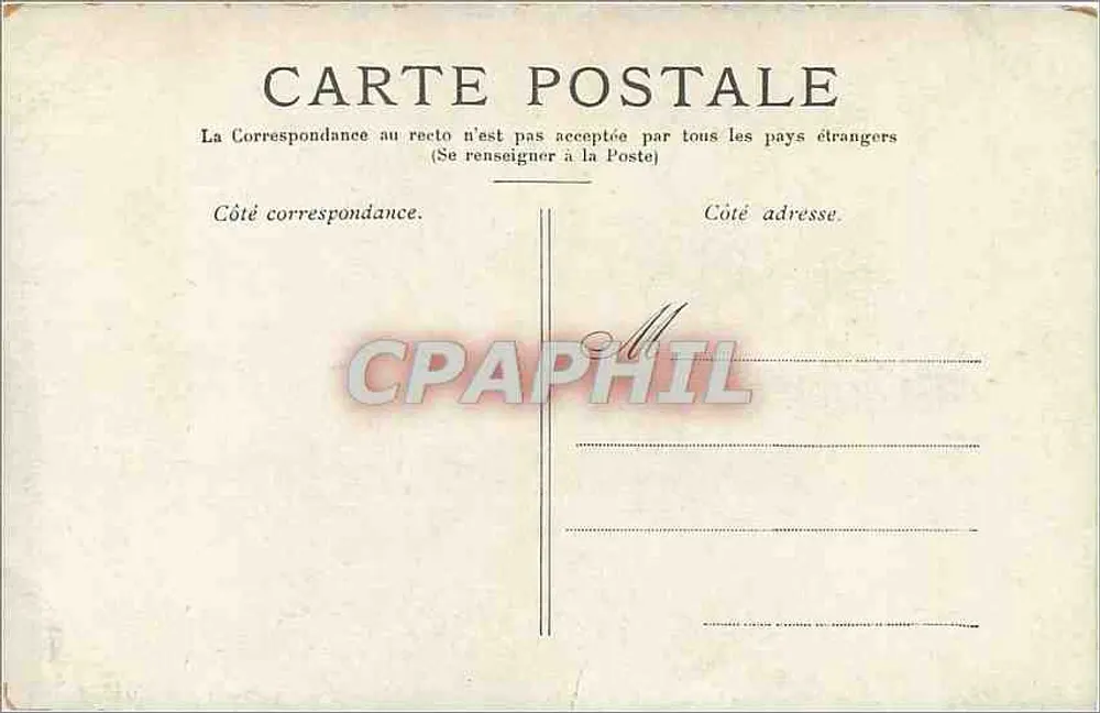 Paris — O Domo dos Inválidos — Editor não identificado, número de série não visível - Verso