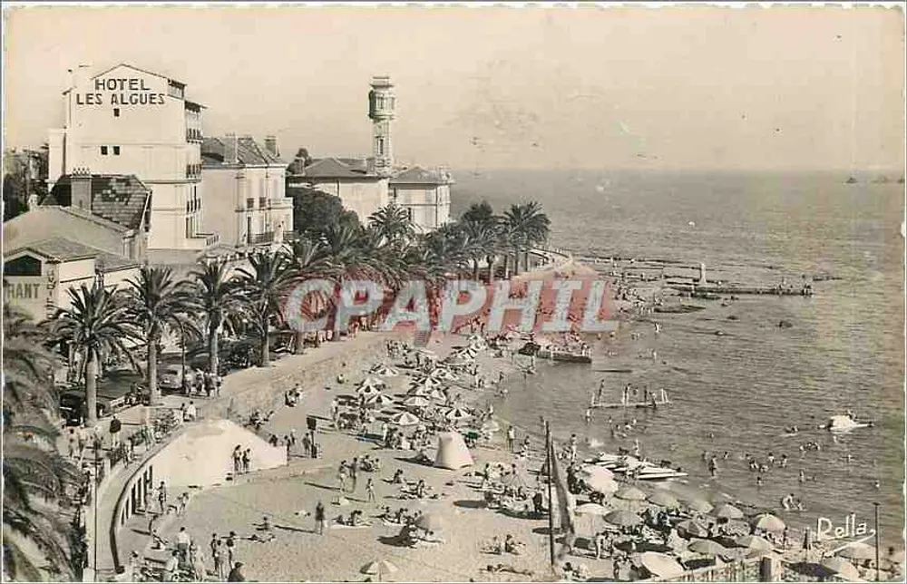Hotel Les Algues — levendige strand — Della - Voorkant