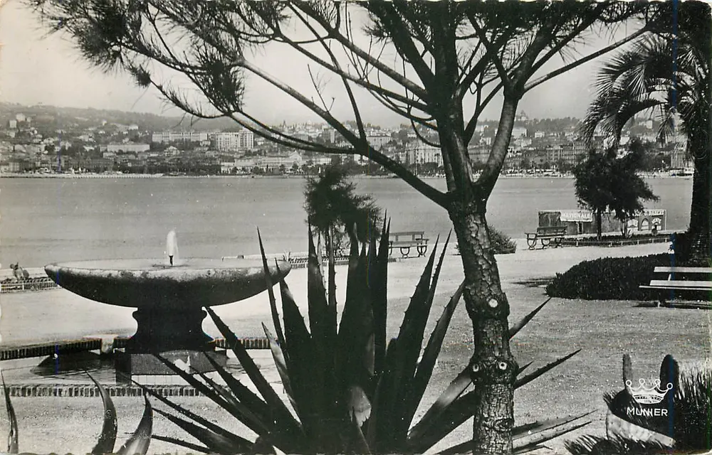 Vista geral de Cannes vista da Croisette — Edições D. Munner, n°121 - Frente