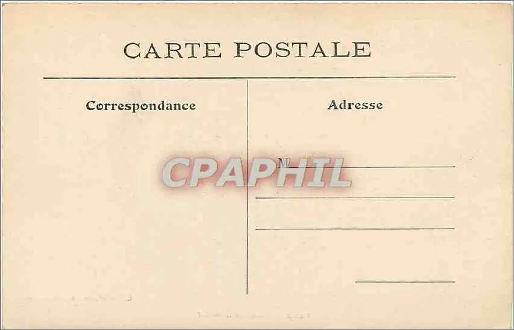 Paris — Praça do Châtelet — L. J. & Cie, editor, Angoulême-Paris - Verso