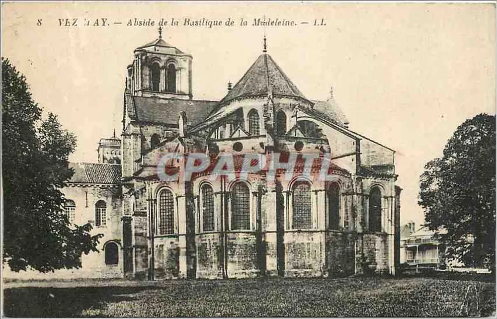 Vézelay — Abside della Basilica di San Martino — I.L. - Recto