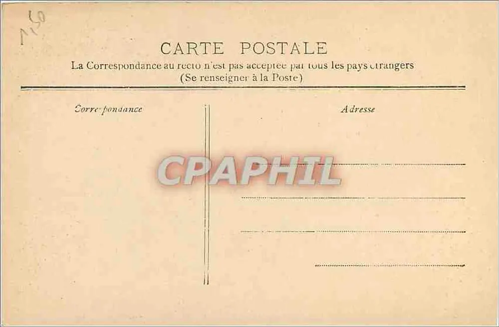 Montpellier — Escola de Medicina — Brevet L. D. F. edição especial Paris-Montpellier - Verso