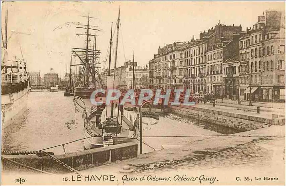Le Havre — Calçadão de Orléans — C. M., Le Havre - Frente