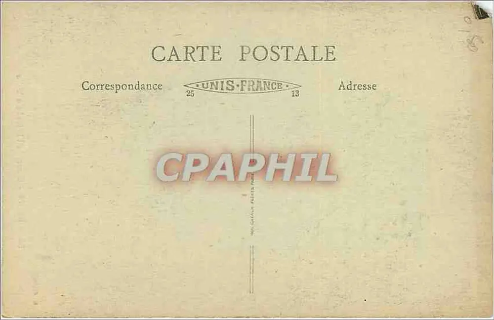 Riom — Cortile del Municipio — Editore B. F. P. (n° 53) - Verso