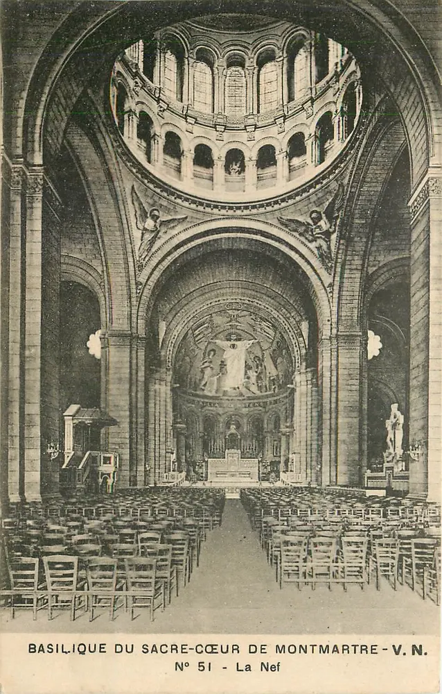 Basilica del Sacro Cuore di Montmartre — La Nave — V.N. N° 51 - Recto