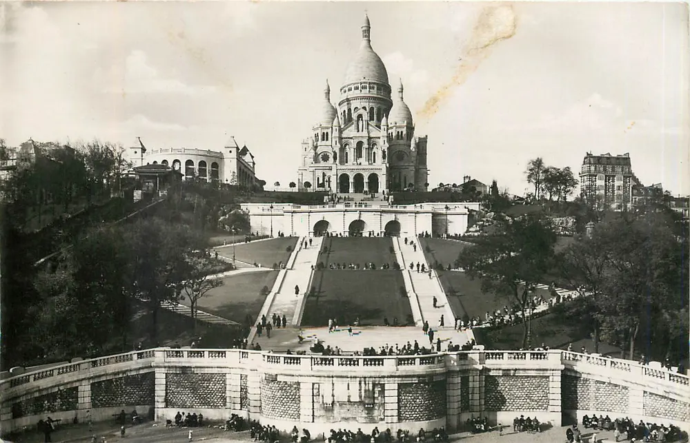 Sacro-Cora de Montmartre — vista panorâmica — Fotógrafo Verbaldo - Frente