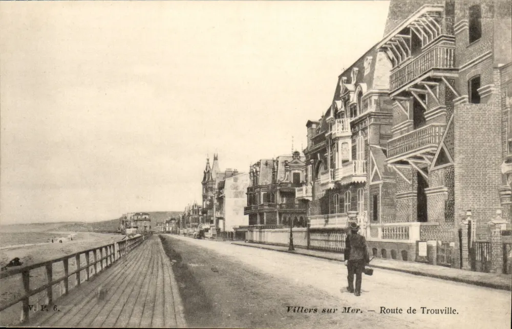 Villers-sur-Mer — Route de Trouville — V.P. 6 - Recto
