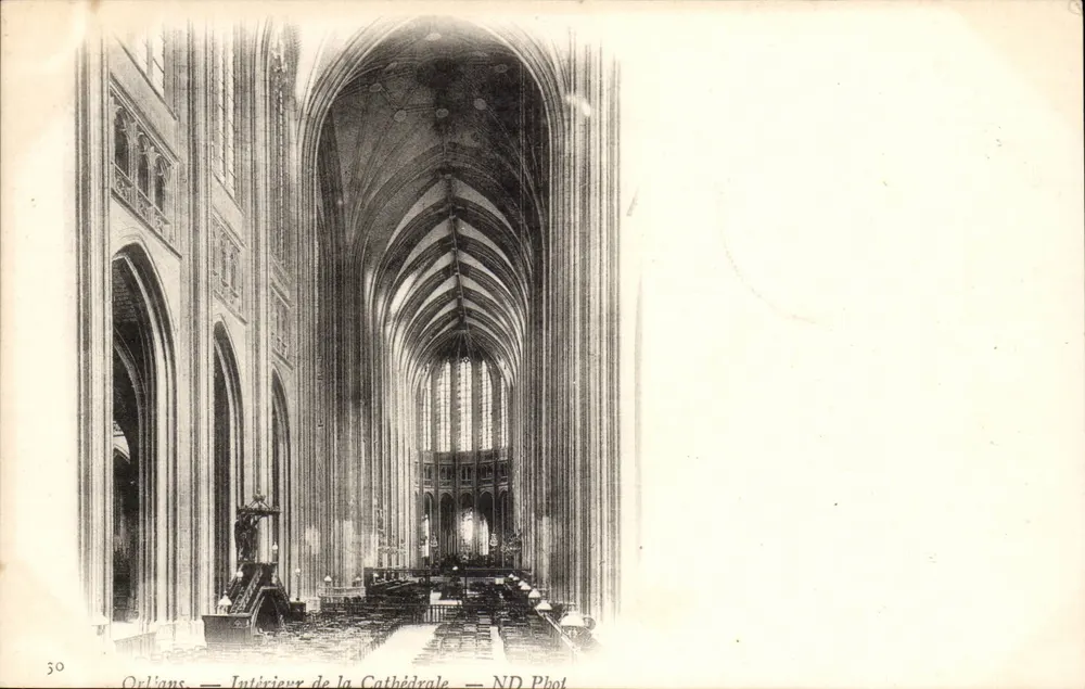 Orléans — Interior da Catedral — ND Phot - Frente