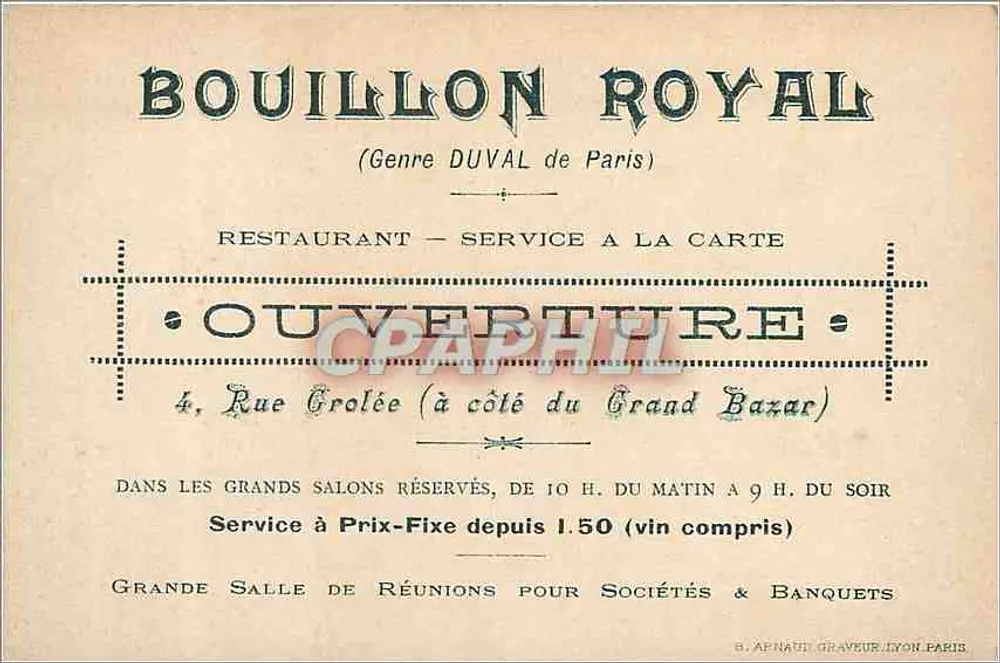 Prefeitura do Rhône — vista arquitetônica — editor não visível - Verso