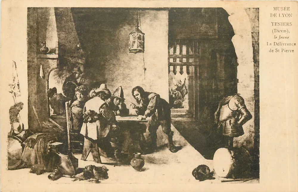 Museum Lyon — Teniers (David), der Jüngere — Die Befreiung des Petrus - Vorderseite