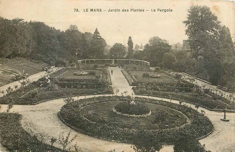 Le Mans — Jardin des Plantes — La Pergola - Recto