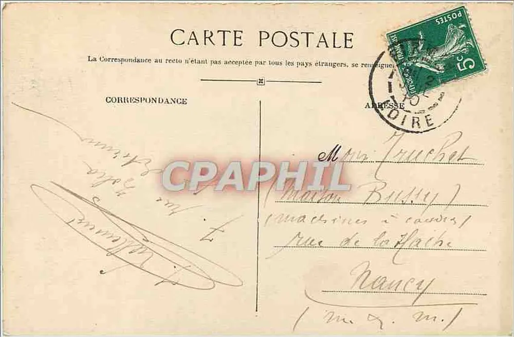 O Pertuiset no inverno — Editor: L. Garraud, Fermigny - Verso