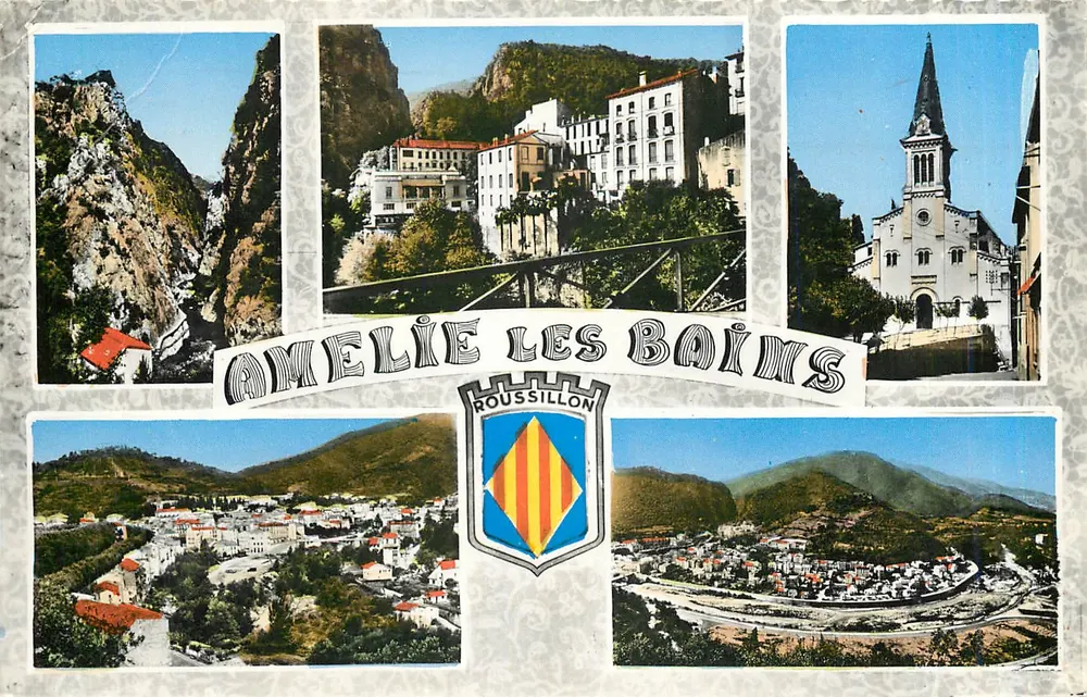 Amélie-les-Bains — Roussillon — Wydawca Zima-Lato - Awers