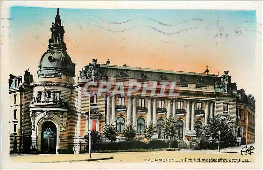 Limoges — A Prefeitura — (Godefroy, arq.) — n°27 - Frente