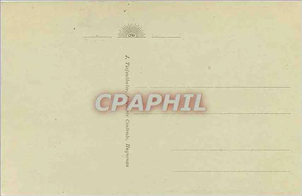 Haguenau — Vista geral — CAP - Verso