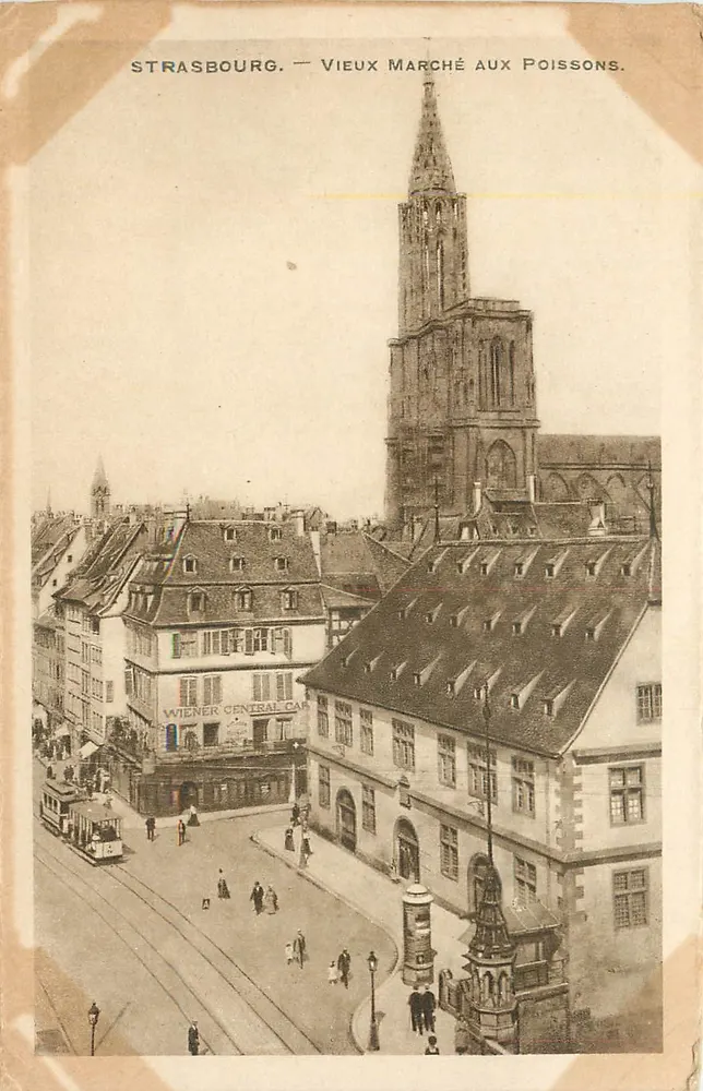 Strasbourg — Vieux Marché aux Poissons — Papeterie Alsacienne, Strasbourg - Recto