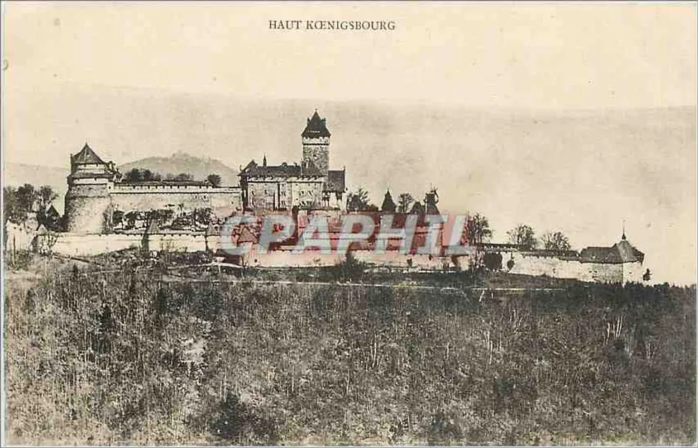 Castelo de Haut-Koenigsbourg — Alsace — editor não identificado - Frente