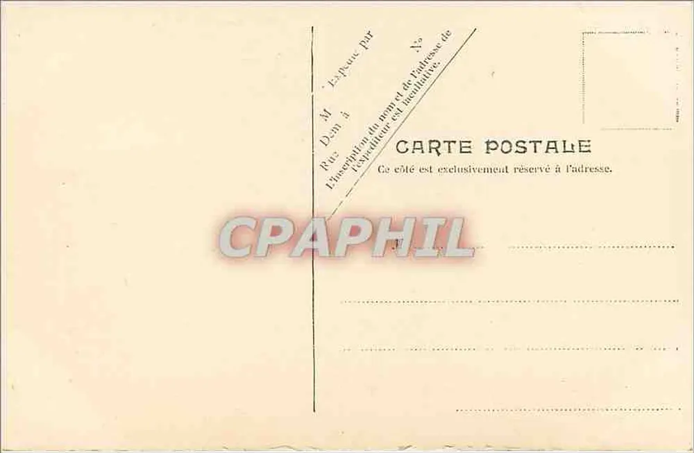 Mont St-Michel — Ansicht von den Mauern — V.P. Paris, Nr. 18 - Rückseite