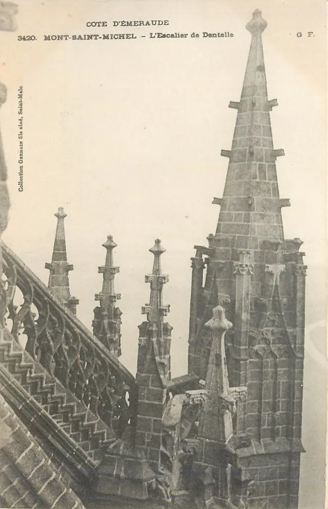 Mont-Saint-Michel — L'Escalier de Dentelle — G.F. n°3420 - Recto