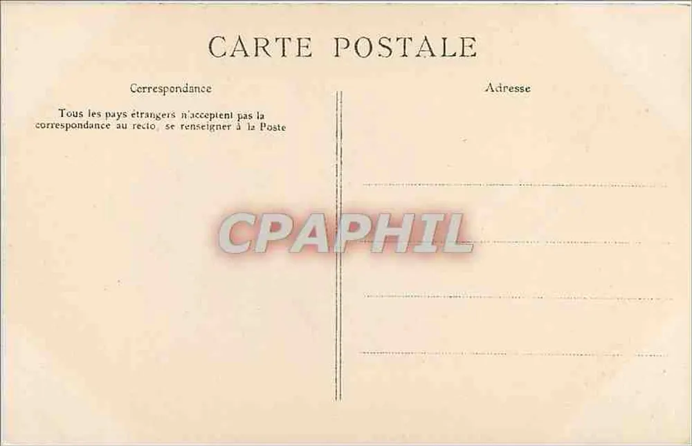 Mont-Saint-Michel — L'Escalier de Dentelle — G.F. n°3420 - Verso
