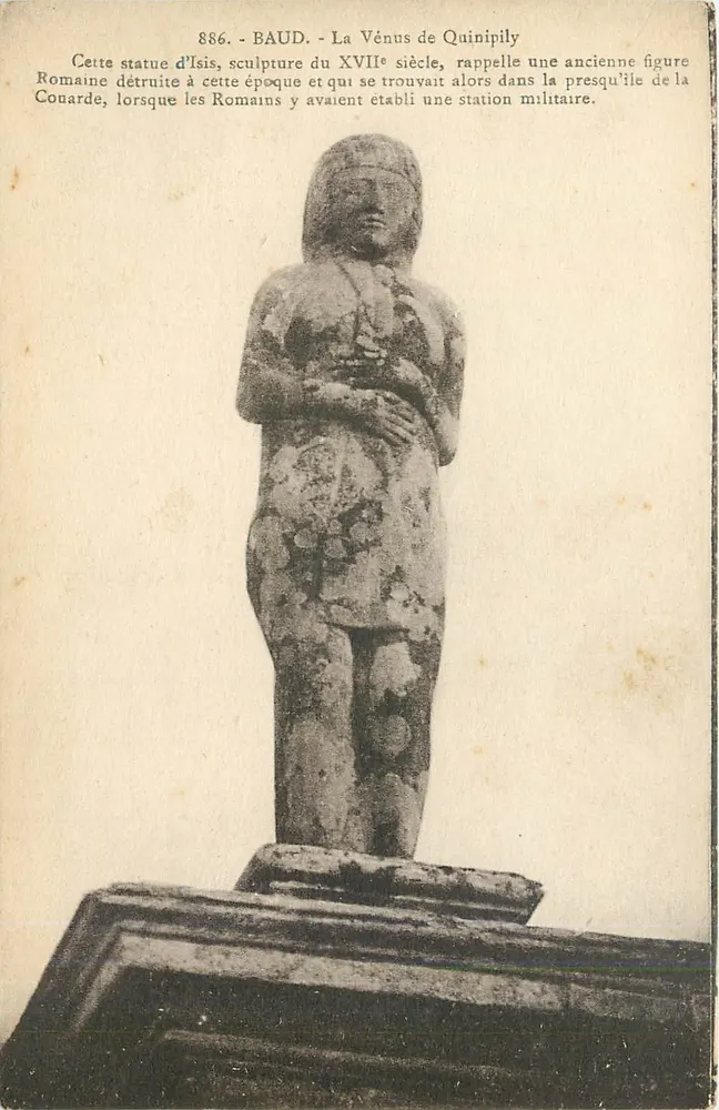 Wenus z Quinipily — statua Izys z XVII wieku — Laurent, Névéanties - Awers