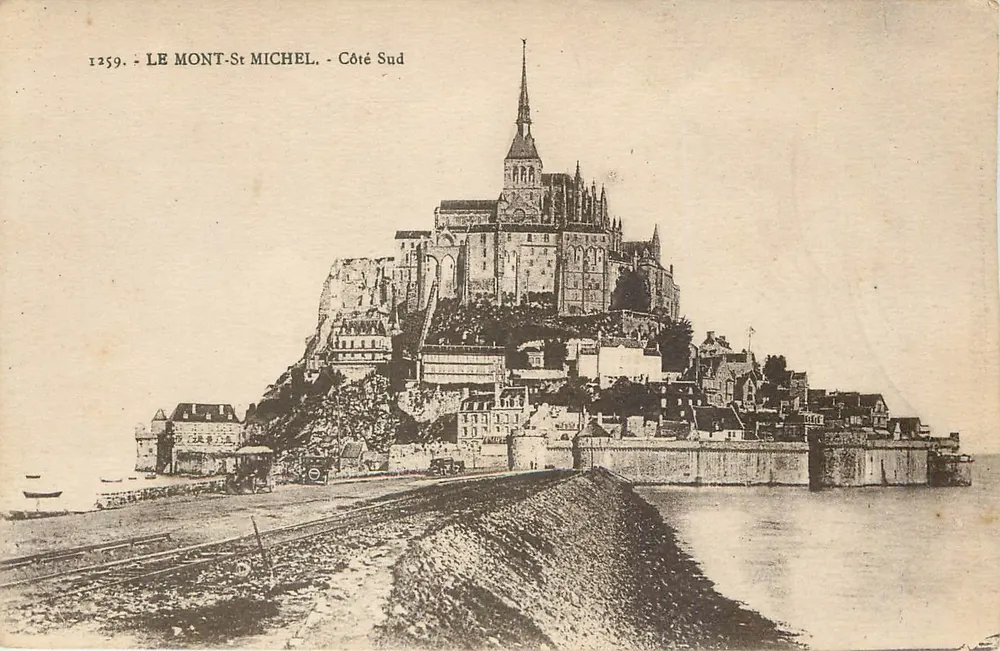 O Mont-Saint-Michel - Lado Sul - Edição Laurens-Sal, Rennes - Frente