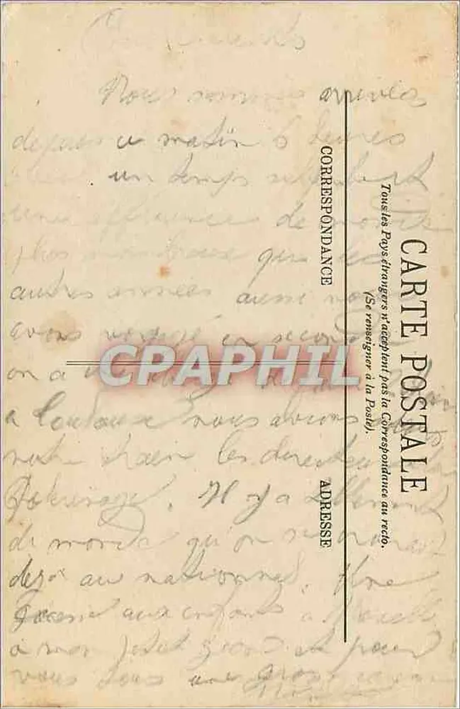 Lourdes — O Lago — Publique Française n°133 - Verso