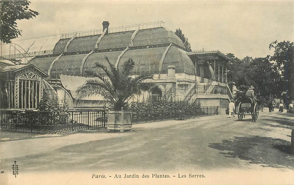 Paris - Au Jardin des Plantes - Les Serres - Recto