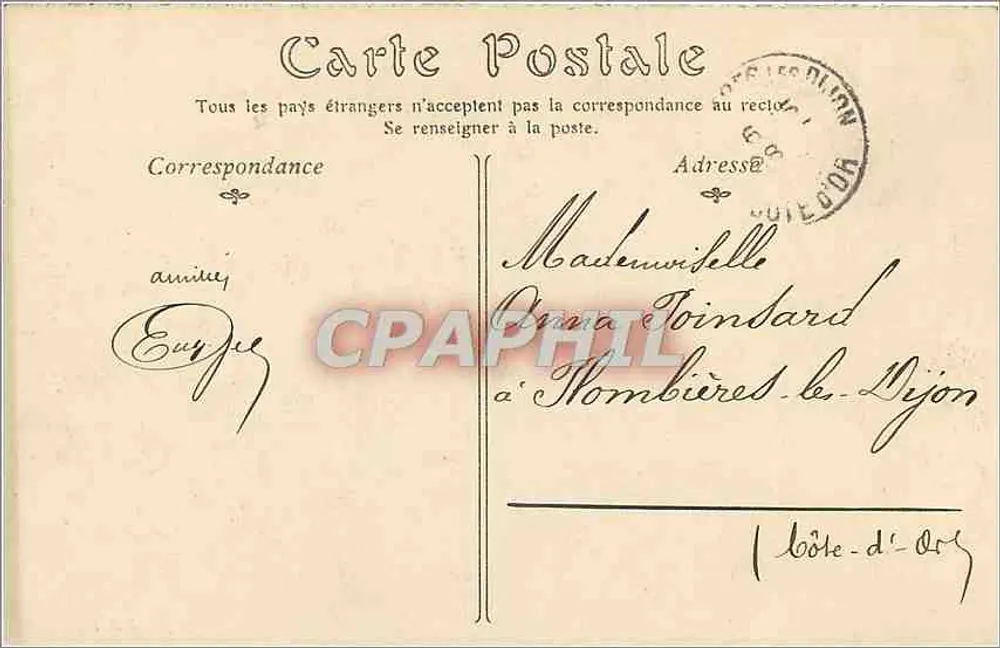 Paris — Säulen der Juli (Place de la Bastille) — ND Phot - Rückseite