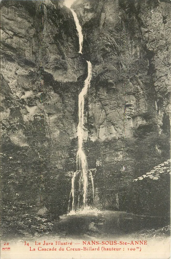 Die Cascade du Creux-Billard — Nans-sous-Sainte-Anne — Le Jura Illustré n°34 - Vorderseite
