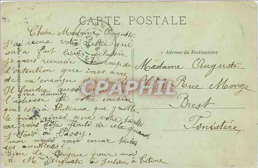 PARIS — Il Palazzo del Luxembourg — LÉ. - Verso
