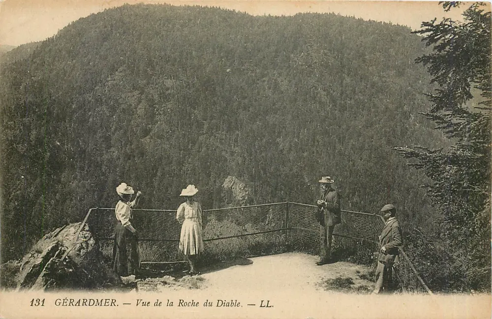 Gérardmer — Vista da Rocha do Diabo — LL. n°131 - Frente