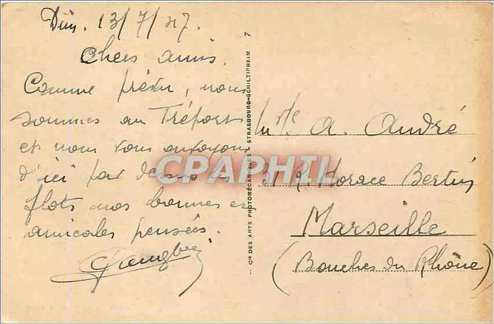 Le Tréport — A Hora do Banho na Praia — editor A. L. 263 - Verso