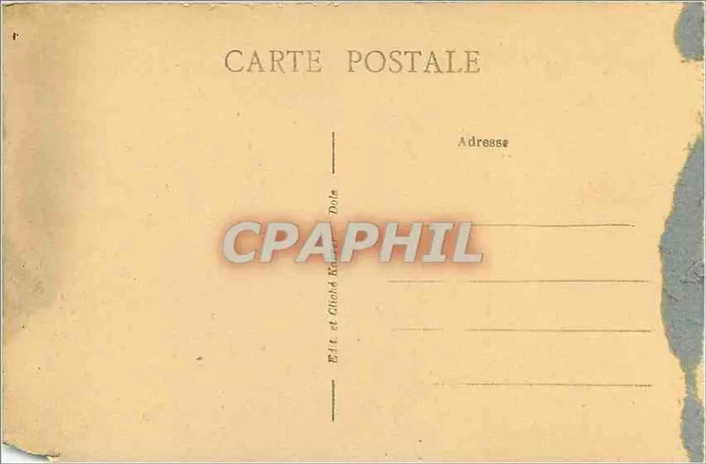 Pont du Diable — Omtrent SALINS — JURA PITTORESQUE — Uitgever: Édit. en Chèvre Dole - Achterkant