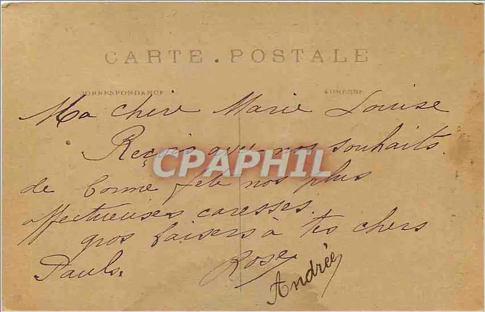 Paris (8º arrondissement) — O Grande Palácio dos Campos Elísios — C.M. - Verso