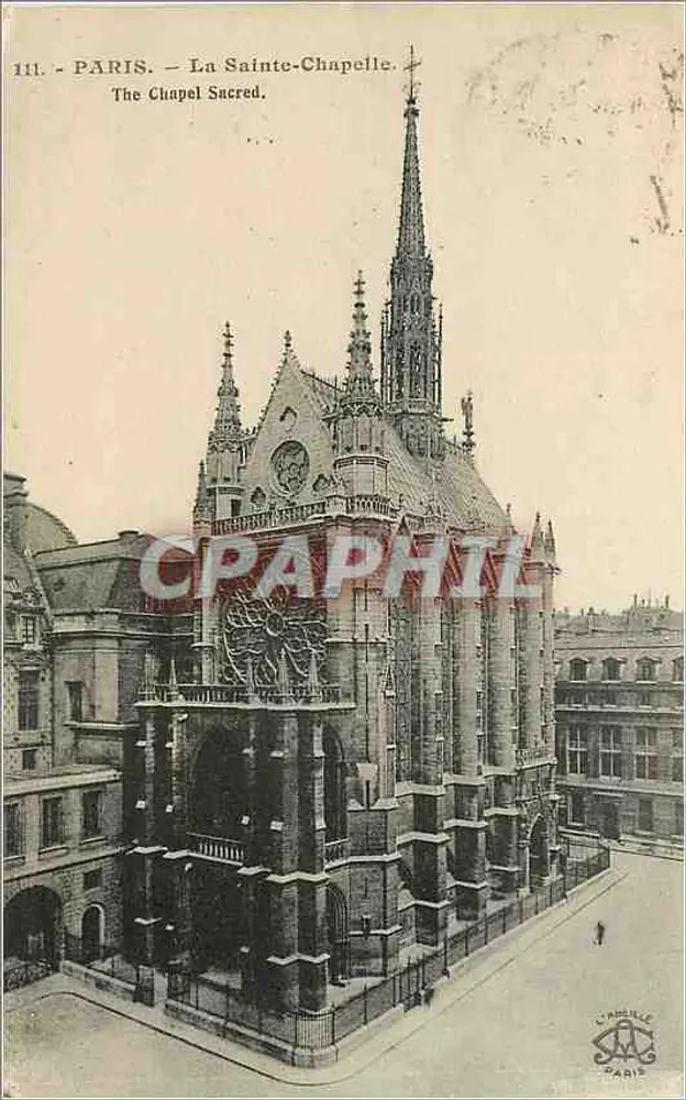 Paris — A Santa Capela — CARNETE PARIS - Frente