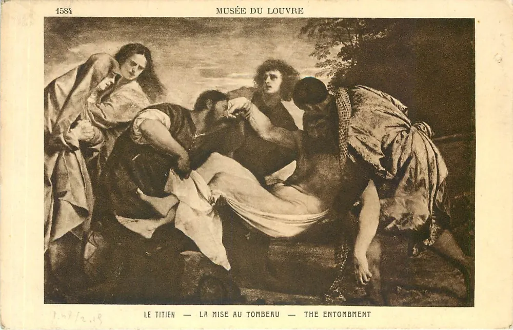 Le Titien — La Mise au Tombeau — Musée du Louvre - Recto