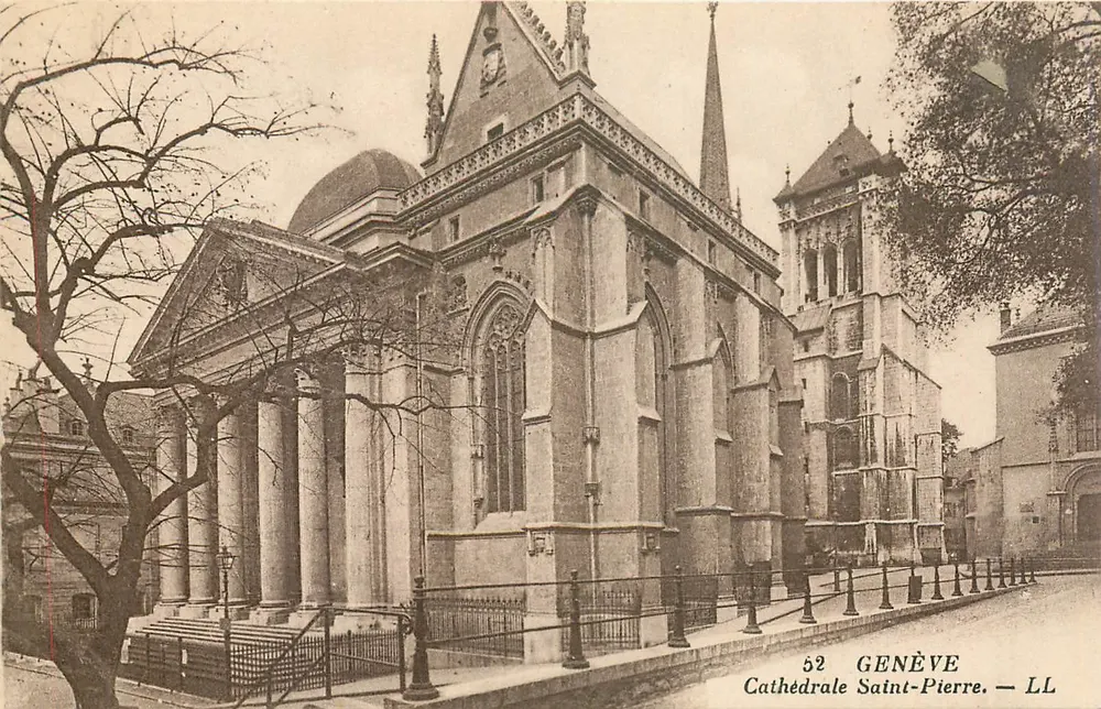 Catedral de São Pedro — Genebra — LL, n° 52 - Frente
