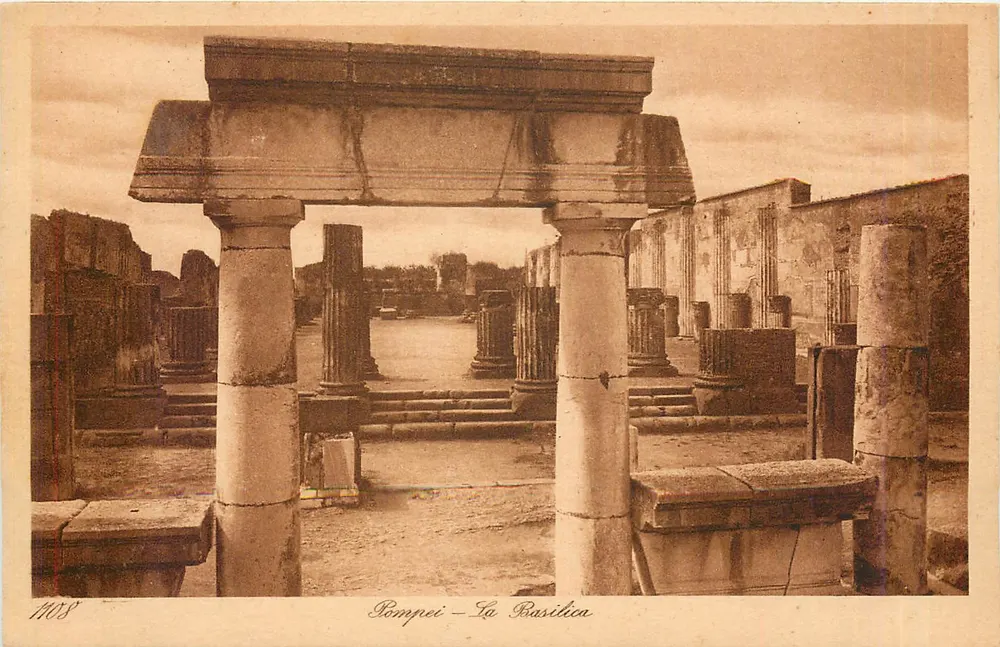 Pompeia — A Basílica — Editores L. & L. n° 1108 - Frente