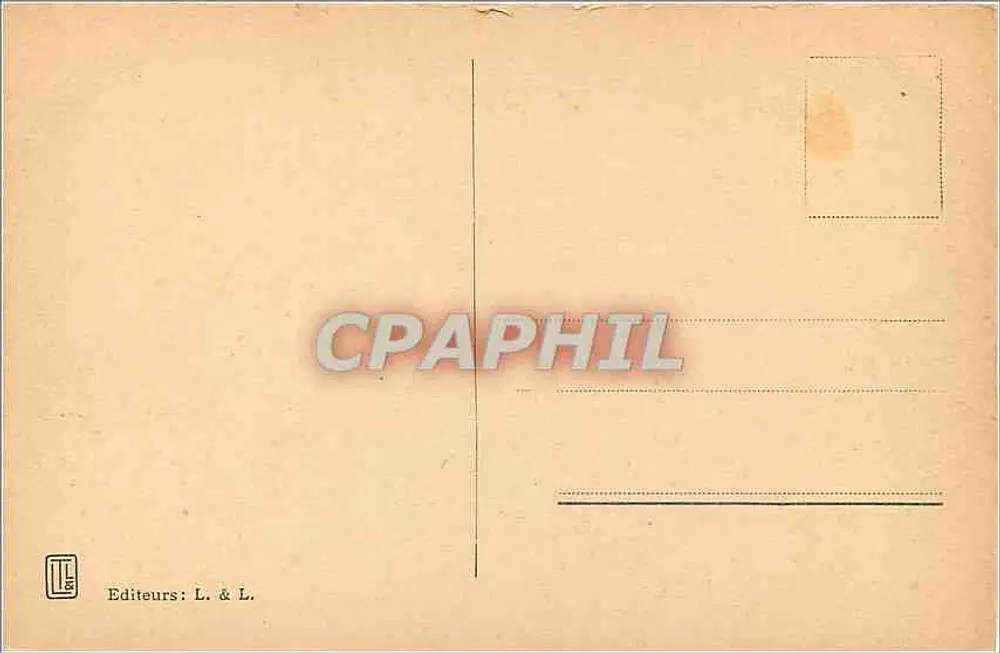 Pompeii - Civil Forum — view of the Roman columns — publisher L. & L., n° 1035 - Back