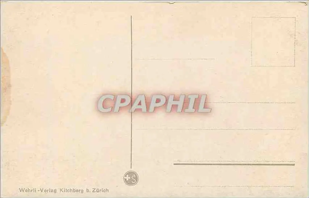 Lion de Lucerne — monument aux héros helvétiques — Wehrli-Verlag, Kitchberg b. Zürich - Verso