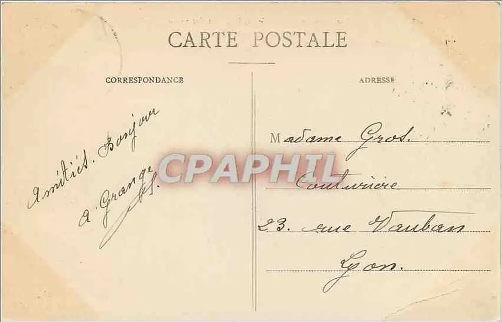 Umgebung von AIX-LES-BAINS — See Bourget und Schloss Châtillon (11. Jahrhundert) — Verleger: L. BIVIÈRES ÉDITEUR PHARMACIEN - Rückseite