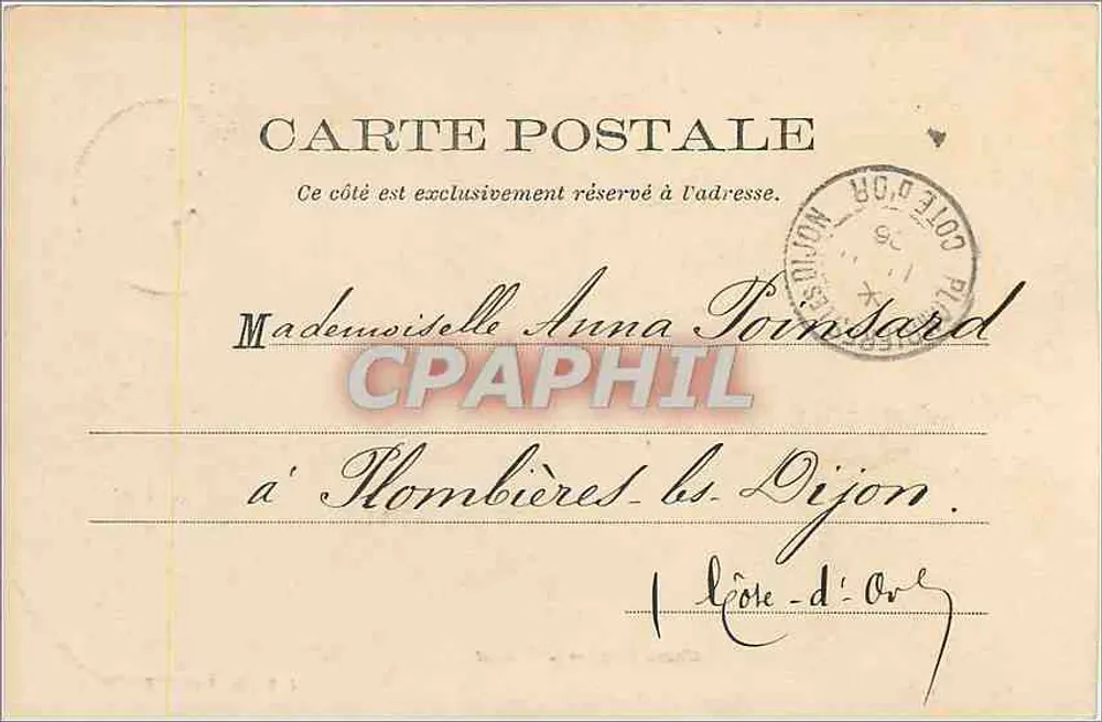 Chastellux — O Viaduto — J. D. editor, Sens (Cl. Desriot) - Verso