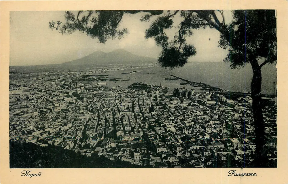 Neapel — Panorama — Ediz. V. Cavallia, n°42 - Vorderseite