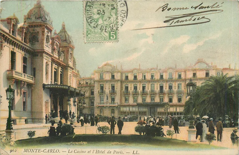 Monte-Carlo — Das Casino und das Hotel de Paris — LL. — n° 962 - Vorderseite