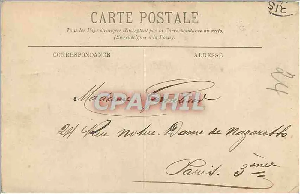 Monte-Carlo — Das Casino und das Hotel de Paris — LL. — n° 962 - Rückseite