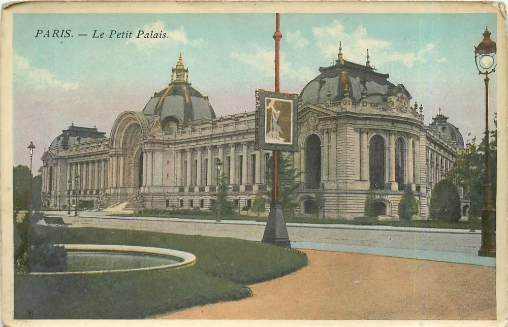Paris — O Pequeno Palácio — Editor não visível - Frente