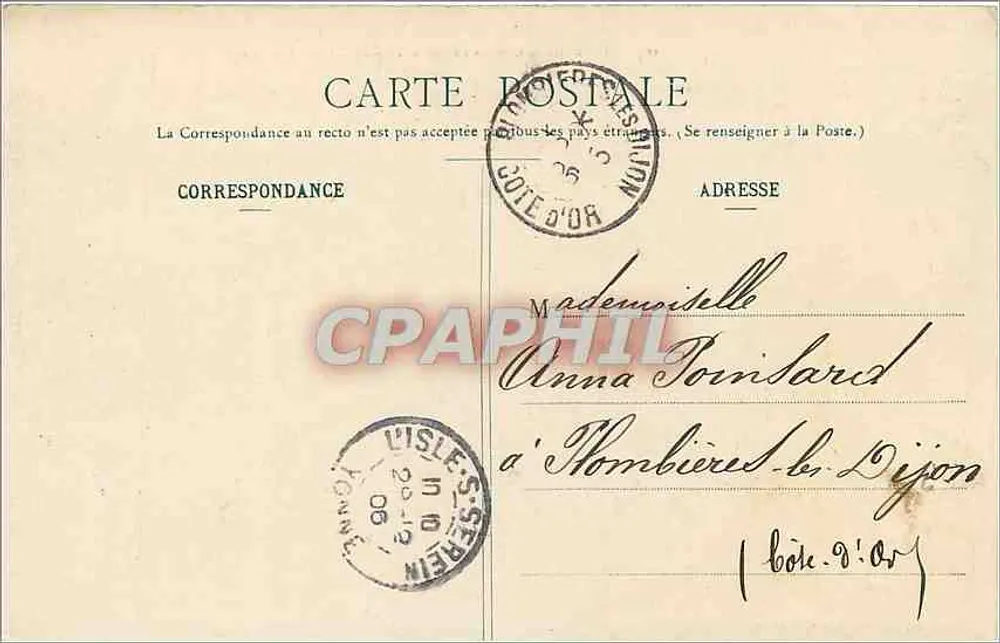 Vale da Cure - PIERRE-PERTHUIS - Os Pontes - Verso